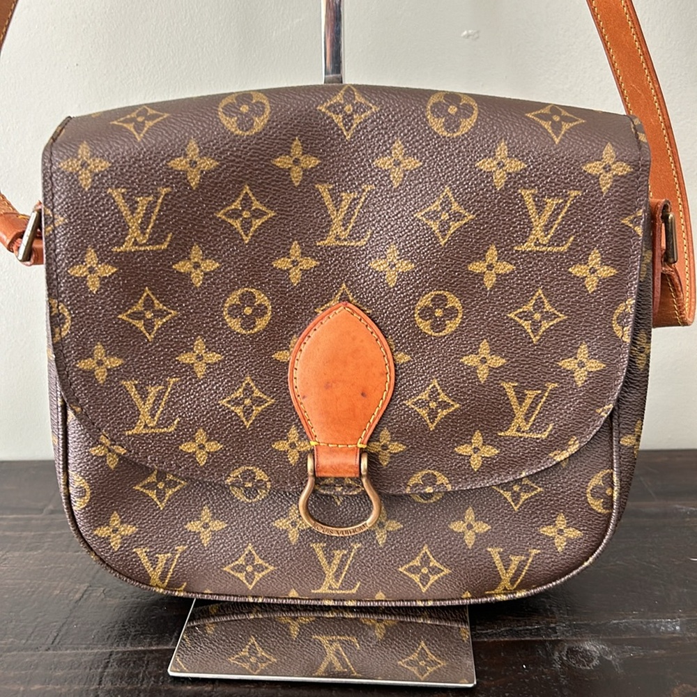 💯 Authentic LOUIS VUITTON Saint Cloud GM Monogram Shoulder Bag